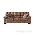 Sektional Stoff Sofa Sets drei Sitzer Wohnzimmer Sofa-Möbel